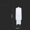 Żarówka LED V-TAC SAMSUNG CHIP 2.2W G9 VT-11033 3000K 200lm 5 lat gwarancji